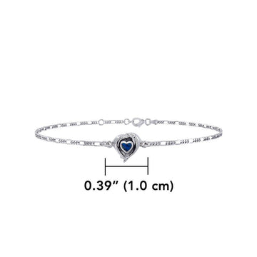 Dolphin Love Silver Anklet TBG387 - Jewelry